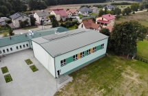 Sala w Dziadowicach z lotu ptaka