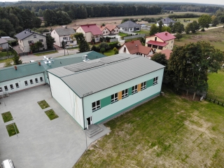 Sala w Dziadowicach z lotu ptaka